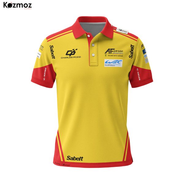 AF Corse Racing Shirt Polo - Le Mans 24h Motorsport Fans Gear Tee - 6