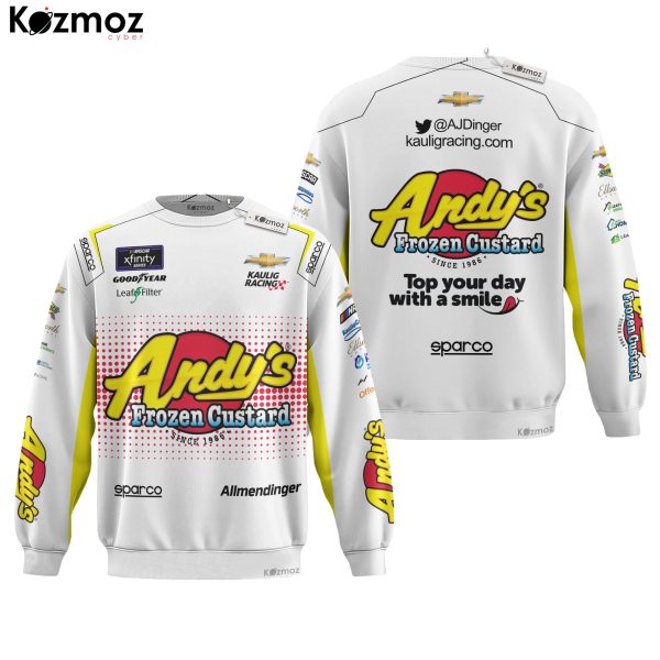 AJ Allmendinger Racing Suit Andy 2022 Collection - NASCAR Racing Team - 9