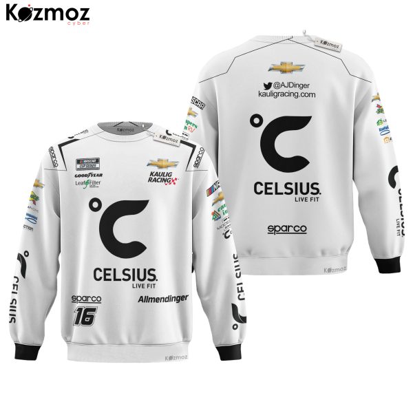 AJ Allmendinger Racing Suit Celsius 2024 Collection - NASCAR Racing Team - 9