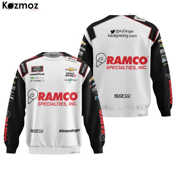 AJ Allmendinger Racing Suit Ramco 2021 Collection - NASCAR Racing Team - 9