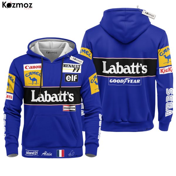 Alain Prost Racing Suit Labatt's 1993 Collection - Williams Renault Team - 7
