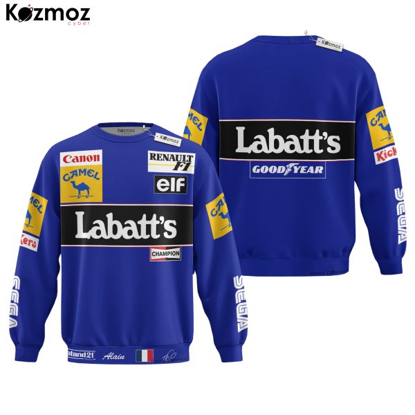 Alain Prost Racing Suit Labatt's 1993 Collection - Williams Renault Team - 9