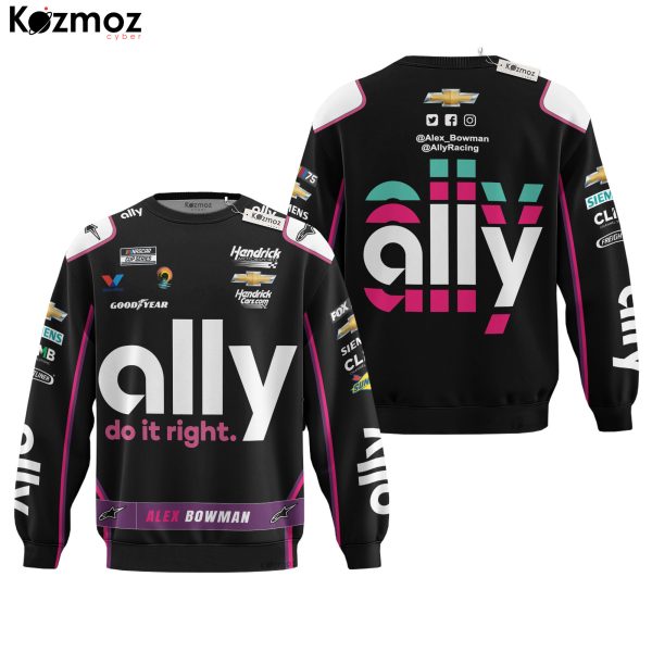 Alex Bowman Racing Suit Ally 2023 Collection - NASCAR Racing Team - 19