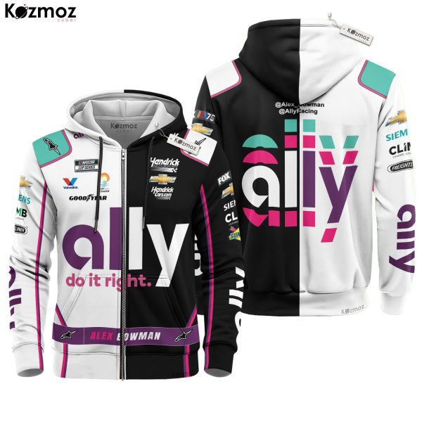Alex Bowman Racing Suit Ally 2023 Collection - NASCAR Racing Team - 13