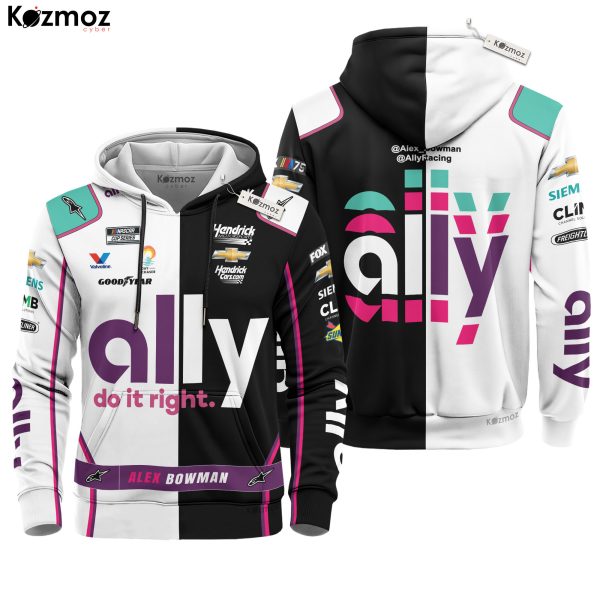 Alex Bowman Racing Suit Ally 2023 Collection - NASCAR Racing Team - 12