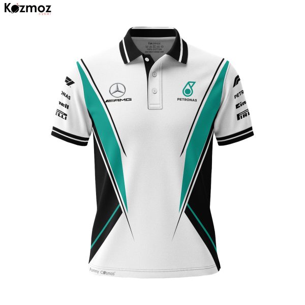 AMG Petronas 2025 Racing Polo Shirt Polo Team - 6