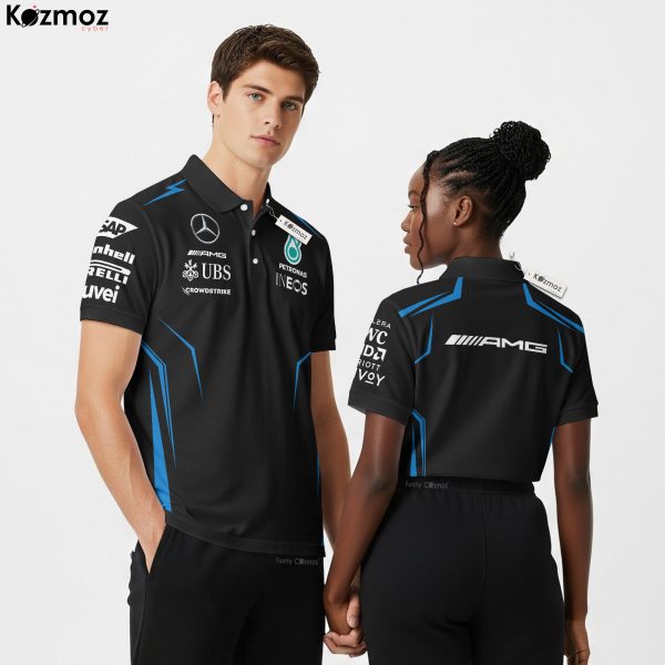 AMG Petronas Polo Shirt - Petron Teamwear Look Fanwear