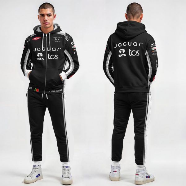 Antonio Felix da Costa Jaguar TCS Formula E Racing Hoodie Costume Racing Suit - 7