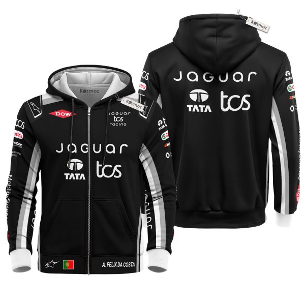 Antonio Felix da Costa Jaguar TCS Formula E Racing Hoodie Costume Racing Suit - 9