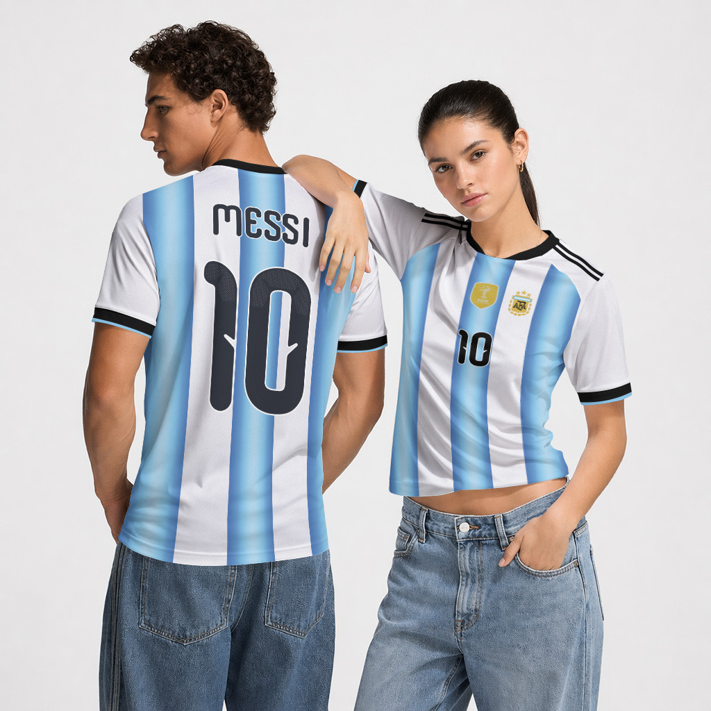 Argentina World Cup 2026 Jersey Messi 10 Custom Football Jersey Shirt
