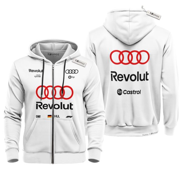 Audi Revolut F1 Team R26 - White Edition Costume Racing Suit - 10