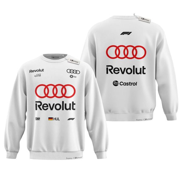 Audi Revolut F1 Team R26 - White Edition Costume Racing Suit - 11
