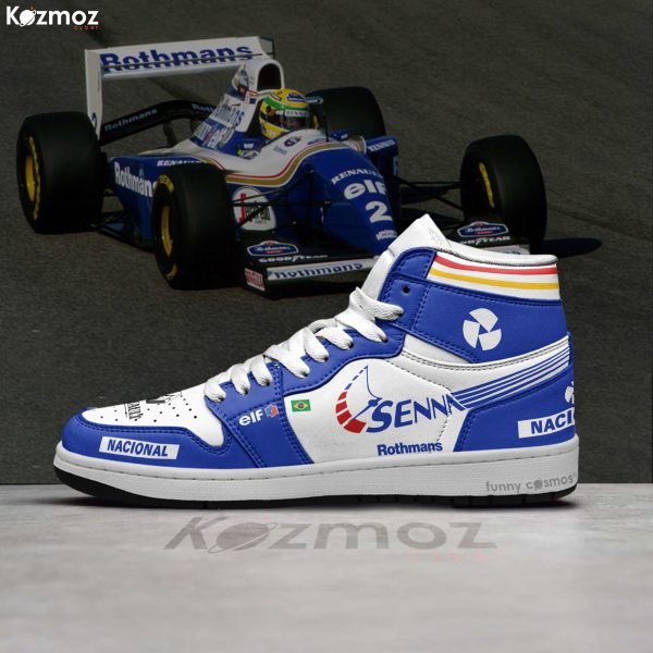 Ayrton Senna JD1 Sneakers Williams Racing 1994 Custom Racing Shoes - 6