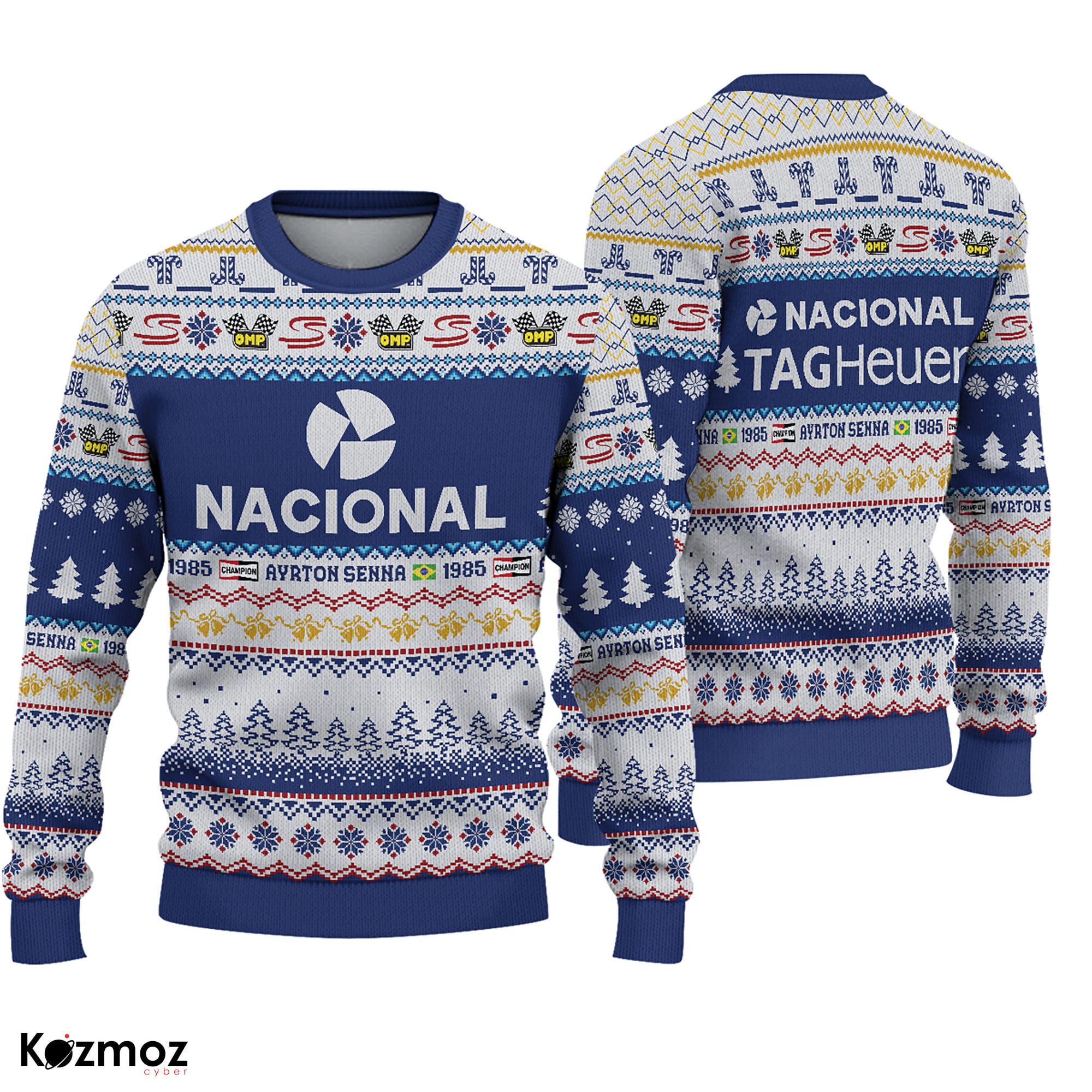 Ayrton Senna Williams Grand Prix Ugly Xmas Sweater
