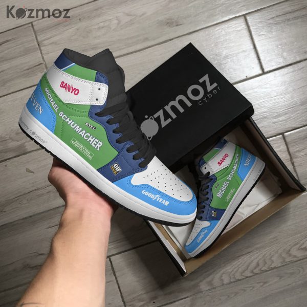 Benetton MSC Custom Shoes B194 Livery 1994 Racing Shoes - 7