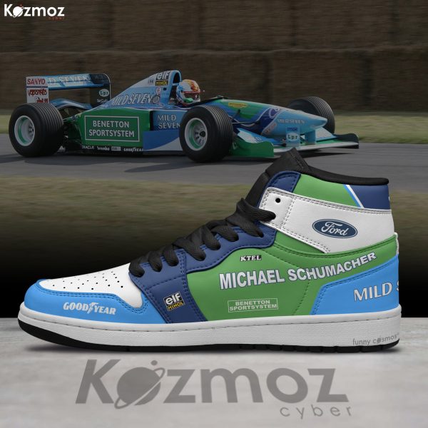 Benetton MSC Custom Shoes B194 Livery 1994 Racing Shoes - 5