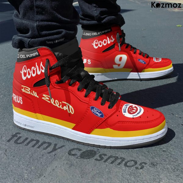 Bill Elliott Custom Shoes #9 Livery 1987 Livery Coors Racing Shoes - 5