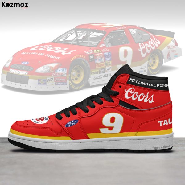 Bill Elliott Custom Shoes #9 Livery 1987 Livery Coors Racing Shoes - 6