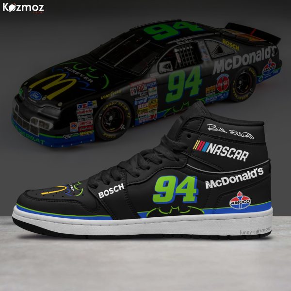 Bill Elliott Custom Shoes McDonald's x Batman Forever Livery 1995 Livery Thunderbat Racing Shoes - 6