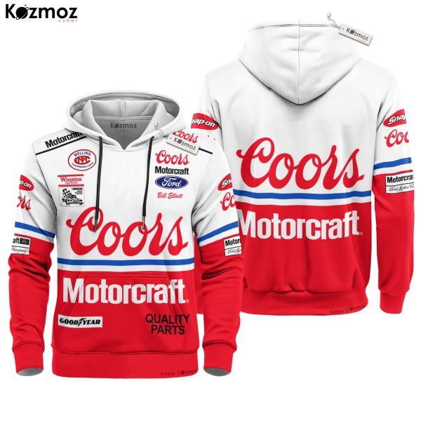 Bill Elliott Racing Firesuit Costume Coors Motorcraft 1988 Collection - Ford NASCAR Racing Team - 7