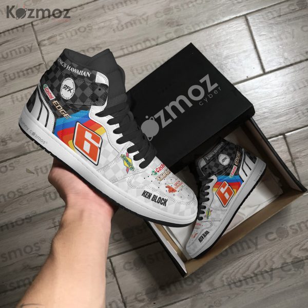 Brad Keselowski Custom Shoes No. 6 Ken Block-Inspired Livery 2023 Livery Racing Shoes - 7