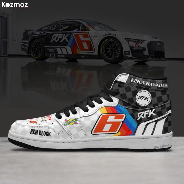 Brad Keselowski Custom Shoes No. 6 Ken Block-Inspired Livery 2023 Livery Racing Shoes - 6