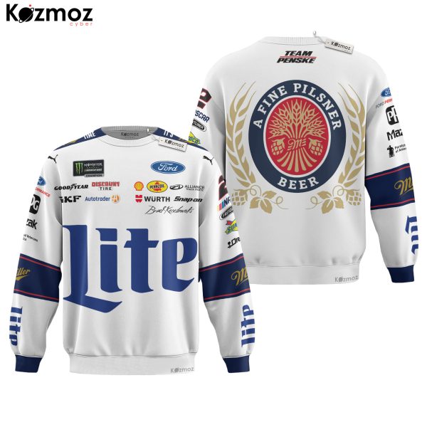 Brad Keselowski Racing Suit Miller Lite 2018 Collection - NASCAR Racing Team - 9