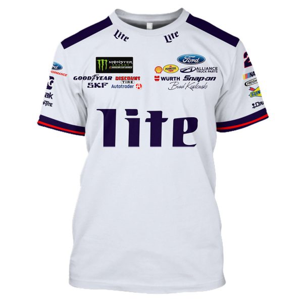 Brad Keselowski Racing Suit Miller Lite 2018 Collection - NASCAR Racing Team - 13