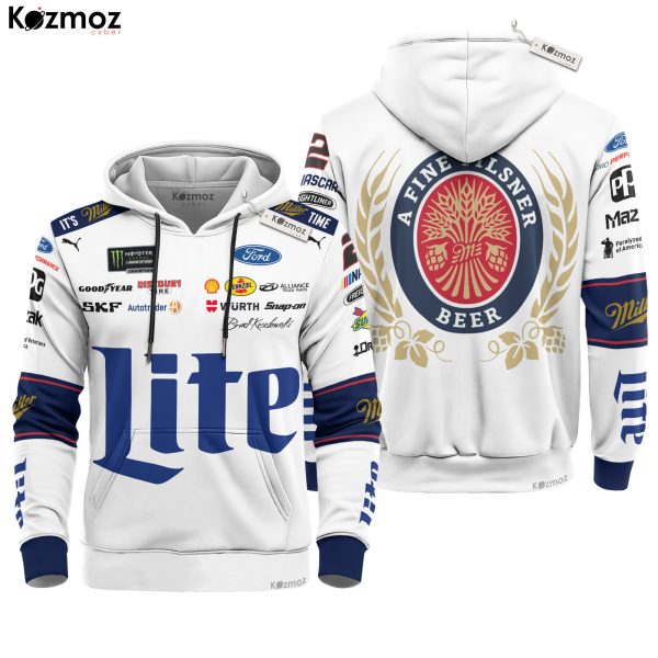 Brad Keselowski Racing Suit Miller Lite 2018 Collection - NASCAR Racing Team - 7