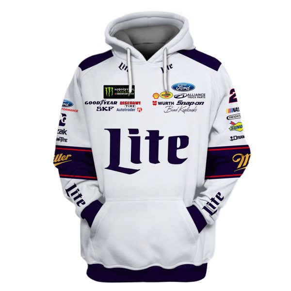 Brad Keselowski Racing Suit Miller Lite 2018 Collection - NASCAR Racing Team - 9
