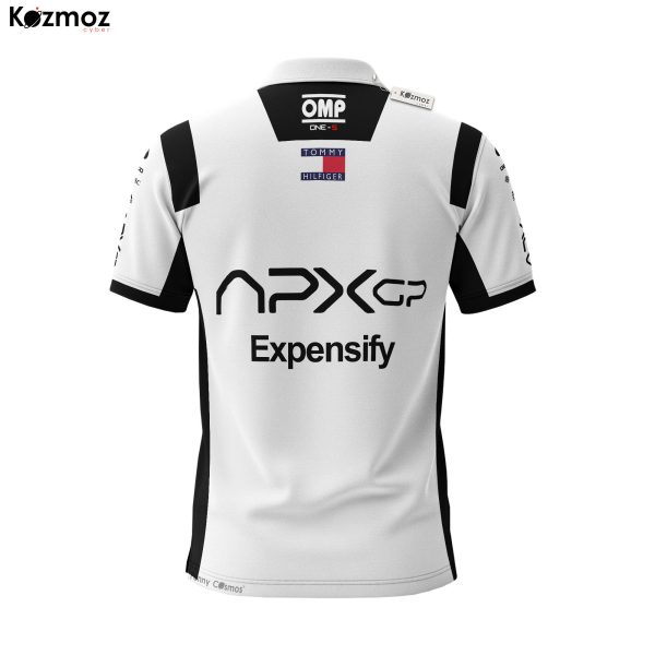 Brad Pitt Racing Polo - Sonny Hayes Movie White Polo Shirt - 7