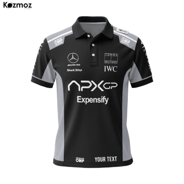 Brad Pitt Racing Polo Shirt Sonny Hayes Film Polo (Black Version) Collection - Movie Polo Shirt - 11