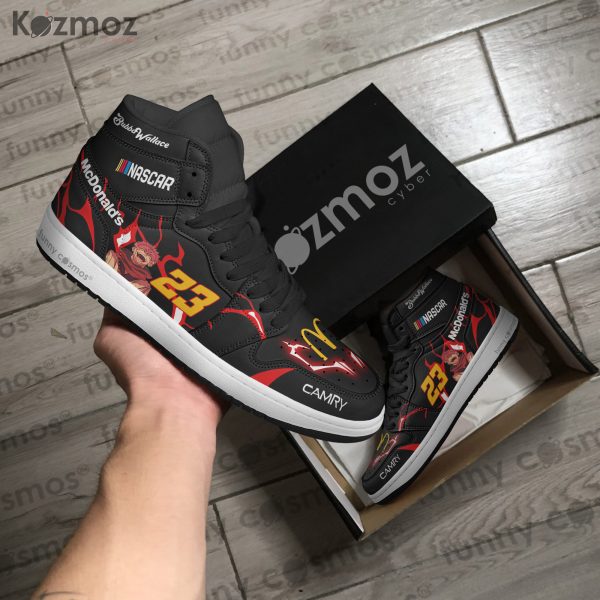 Bubba Wallace Custom Shoes JJK McDonald Livery 2024 Livery #23 Racing Shoes - 7