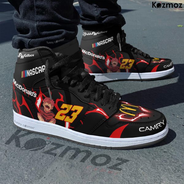 Bubba Wallace Custom Shoes JJK McDonald Livery 2024 Livery #23 Racing Shoes - 5