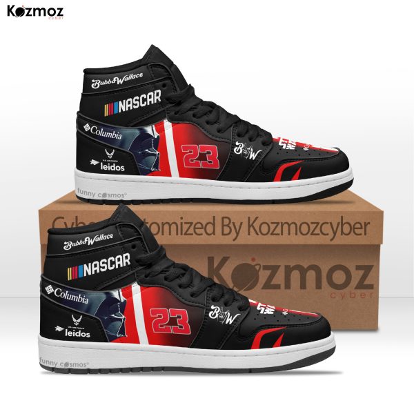 Bubba Wallace Custom Shoes No. 23 Columbia Star Wars X-Wing Livery 2024 Livery Racing Shoes