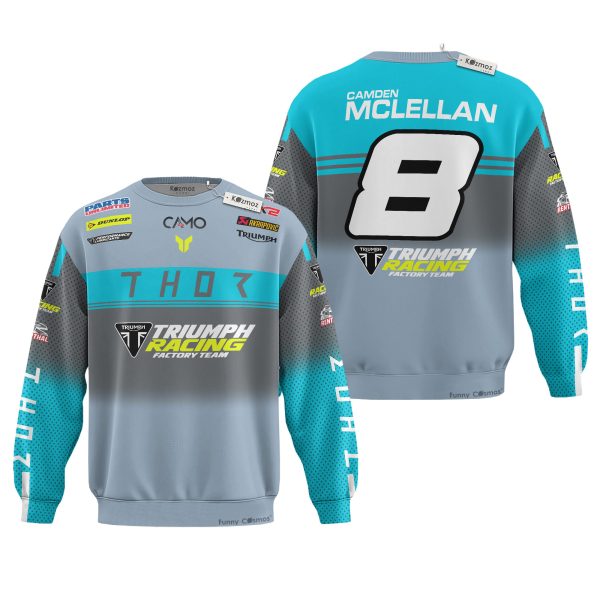 Camden McLellan MXGP MX2 Grand Prix Motorcross Costume Racing Suit - 9