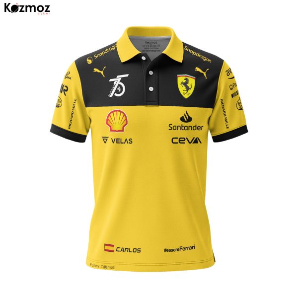 Carlos Sainz Jr Racing Costume 2022 SF 75th Anniversary Collection - SF Racing Team - 14