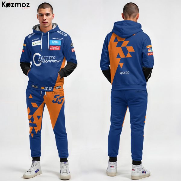 Carlos Sainz Jr Signed Racing Costume 2019 Chinese GP Collection - McLaren Racing Team - 14