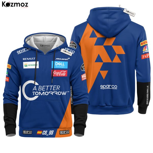 Carlos Sainz Jr Signed Racing Costume 2019 Chinese GP Collection - McLaren Racing Team - 7