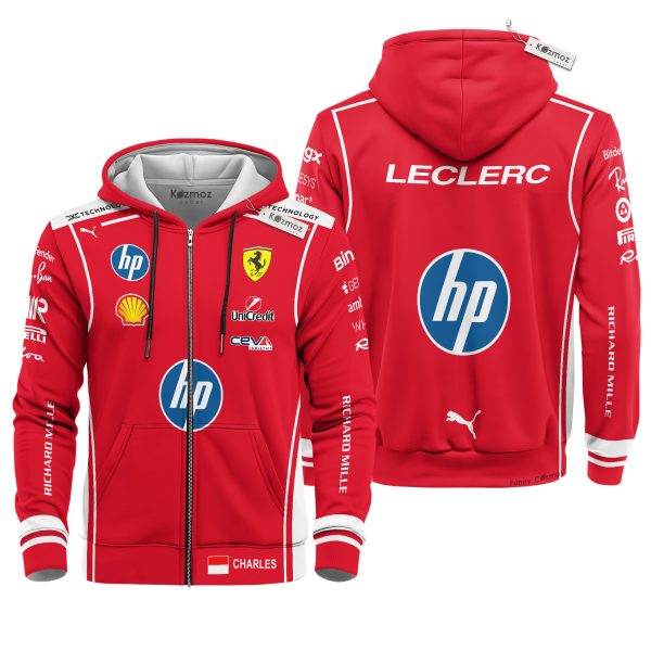 Charles Leclerc 2026 F1 Livery Costume Racing Suit - 9