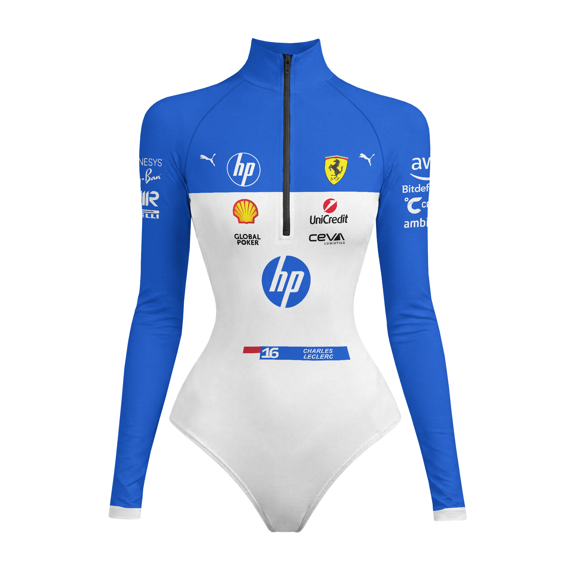 Charles Leclerc Bodysuit Miami 2025 GP Special Costume