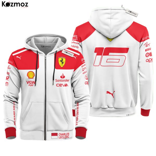 Charles Leclerc Racing Costume 2023 Monaco GP Collection - SF Racing Team - 8