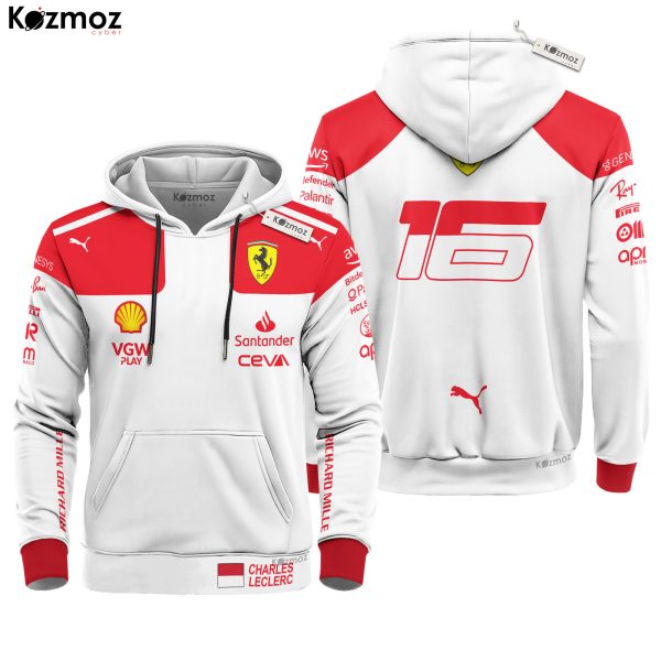 Charles Leclerc Racing Costume 2023 Monaco GP Collection - SF Racing Team - 7