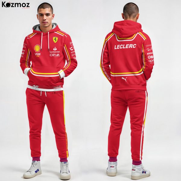 Charles Leclerc Racing Costume 2024 Collection - SF Racing Team - 13