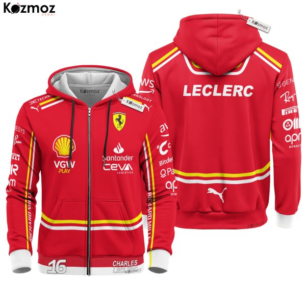 Charles Leclerc Racing Costume 2024 Collection - SF Racing Team - 8