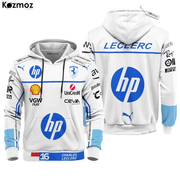 Charles Leclerc Racing Suit 2025 Monaco GP Collection - SF Racing Team - 7