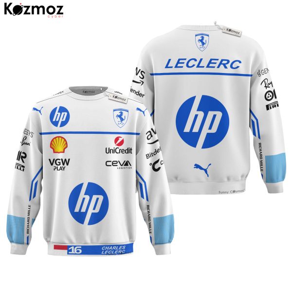 Charles Leclerc Racing Suit 2025 Monaco GP Collection - SF Racing Team - 9