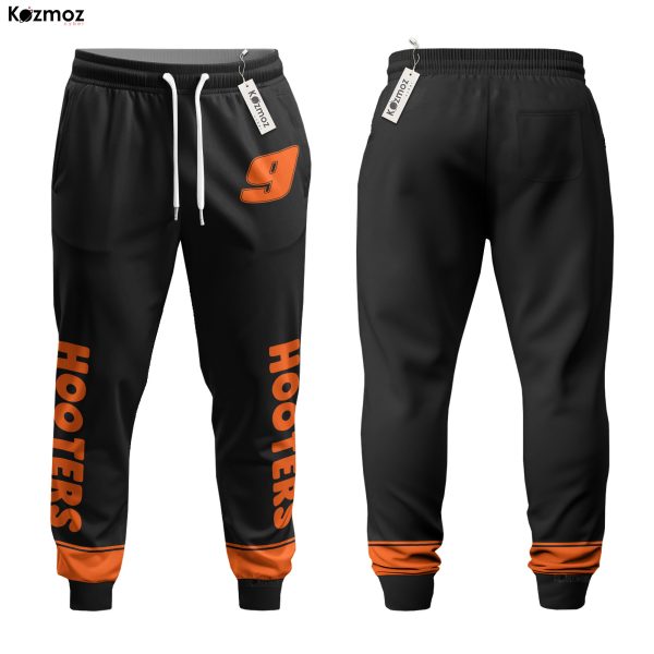 Chase Elliott Hooters Racing Uniform Hoodie & Jogger Set - 10