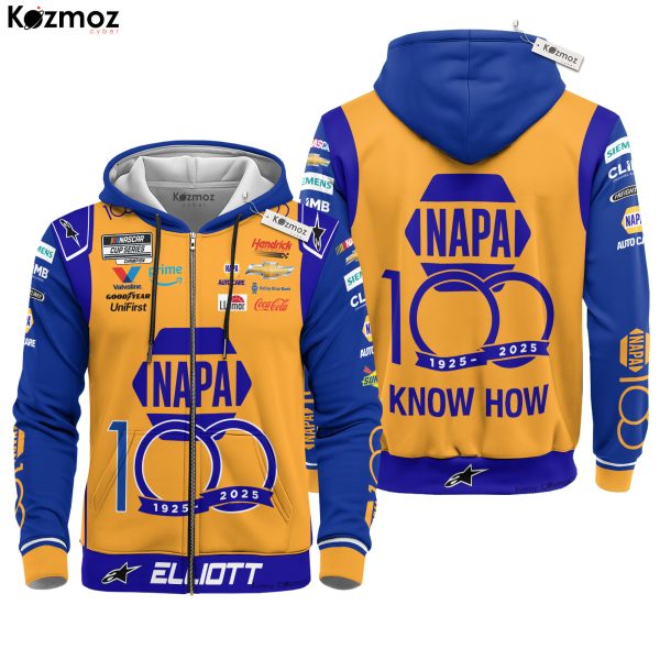 Chase Elliott Racing Firesuit Costume NAPA 100th Anniversary 2018 Collection - Hendrick Motorsports NASCAR Racing Team - 8