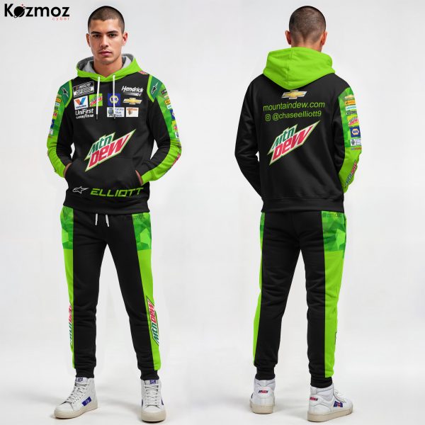 Chase Elliott Racing Suit Mountain Dew Collection - NASCAR Racing Team - 14